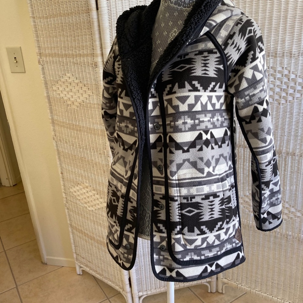 Eddie Bauer Reversible Sherpa Fleece Hoodie